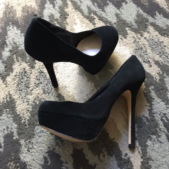 Black platform pumps - Picture 5 of 7